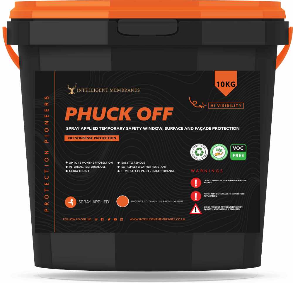 Phuck Off Orange - high vis safety paint